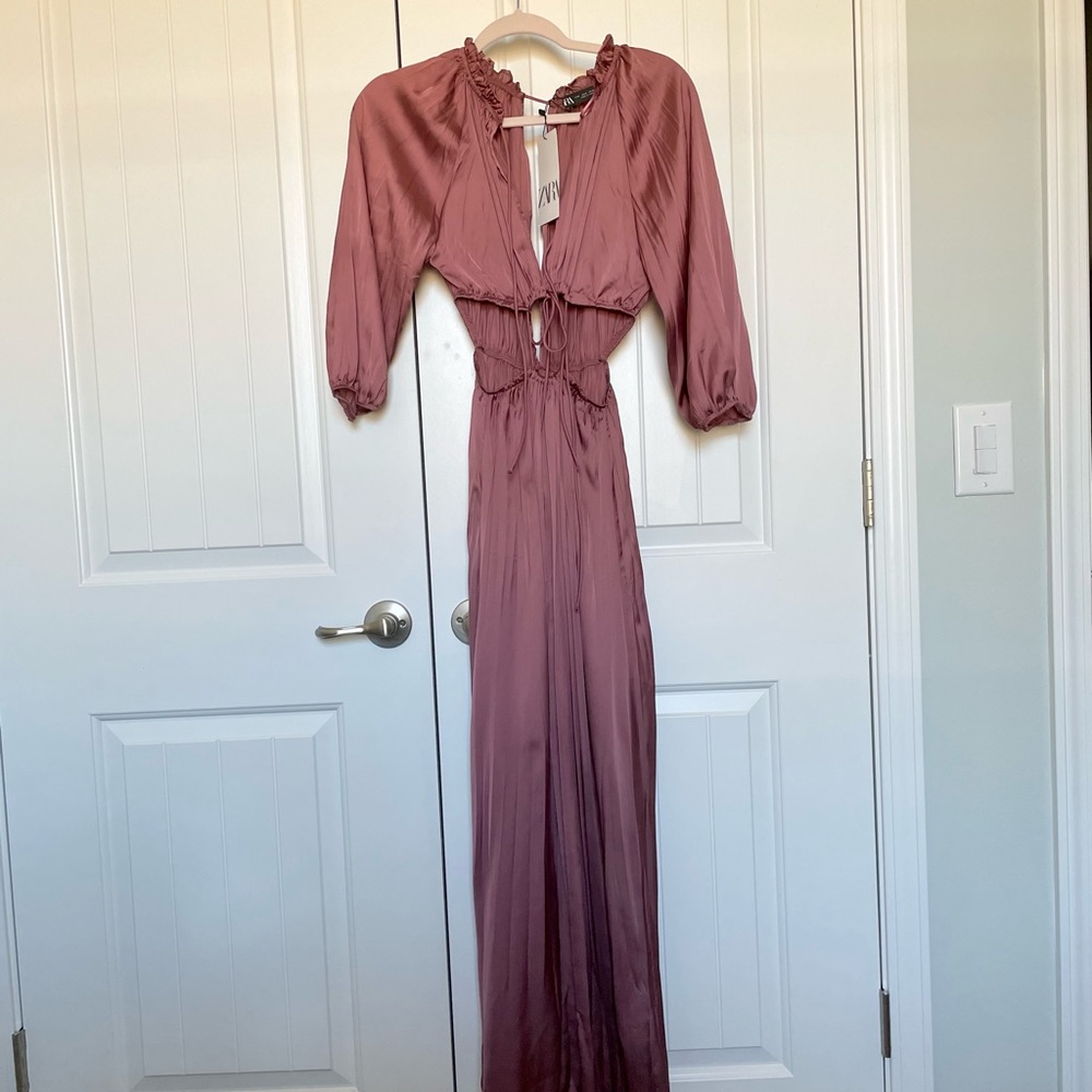 Zara satin dress